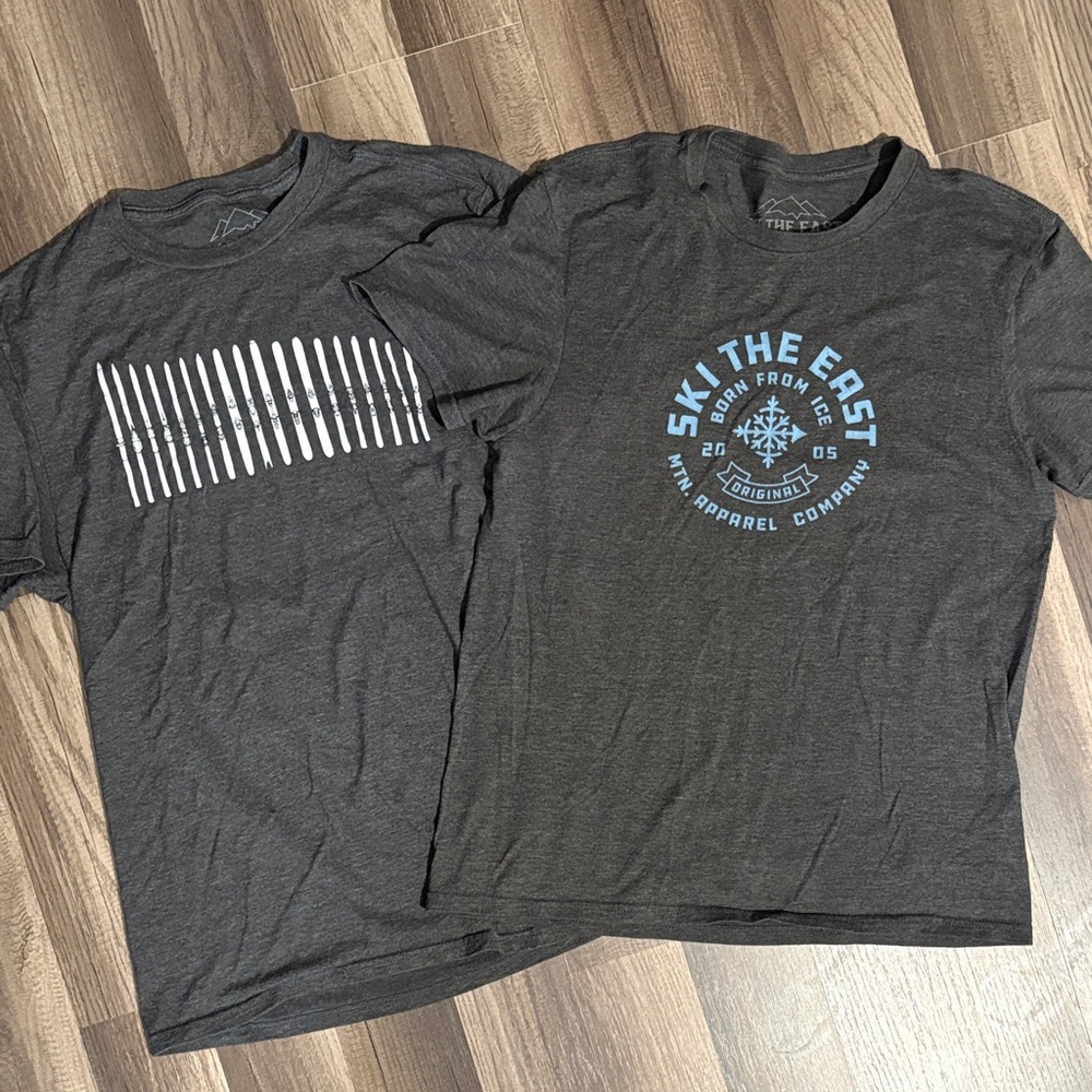 🍂3 for $15🍂 2 Gray Ski The East T-Shirts